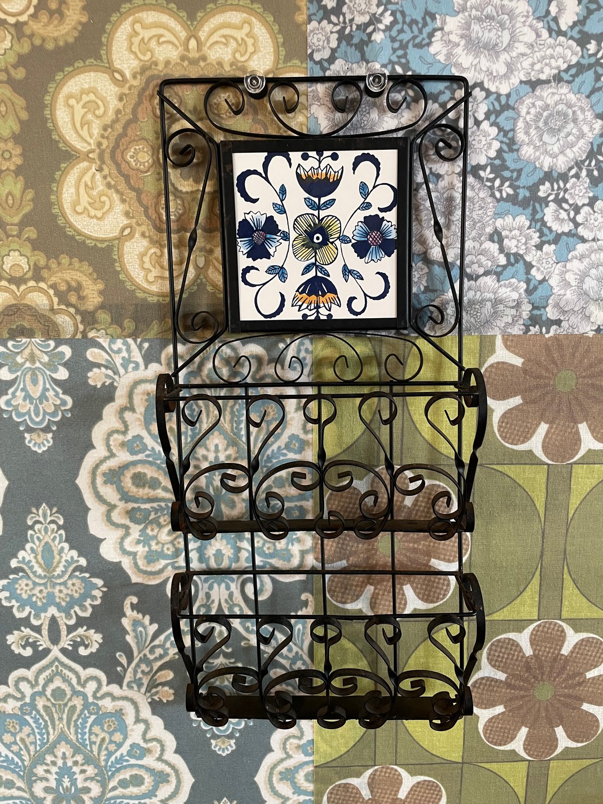 49.5cmx13cmx4.5cm アイアン レターラック 新品未使用 49.5cmx13cmx4