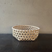 【大分】 風とんも舎　細六つ目かご 20cm