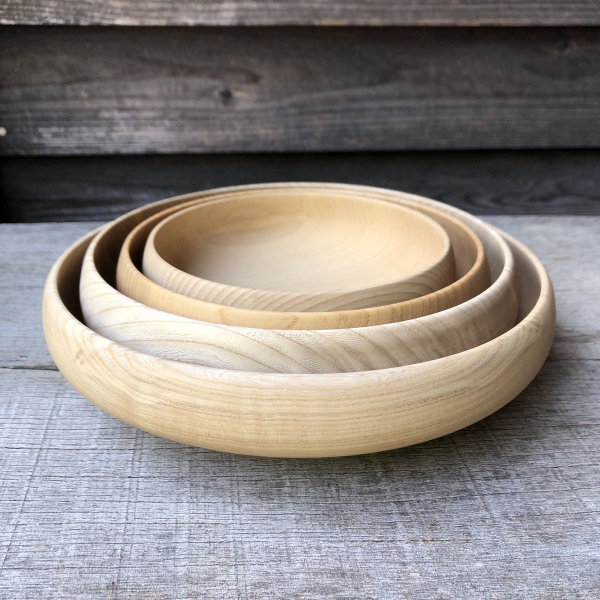 喜八工房 木の器 鉄鉢（21cm） | Linné