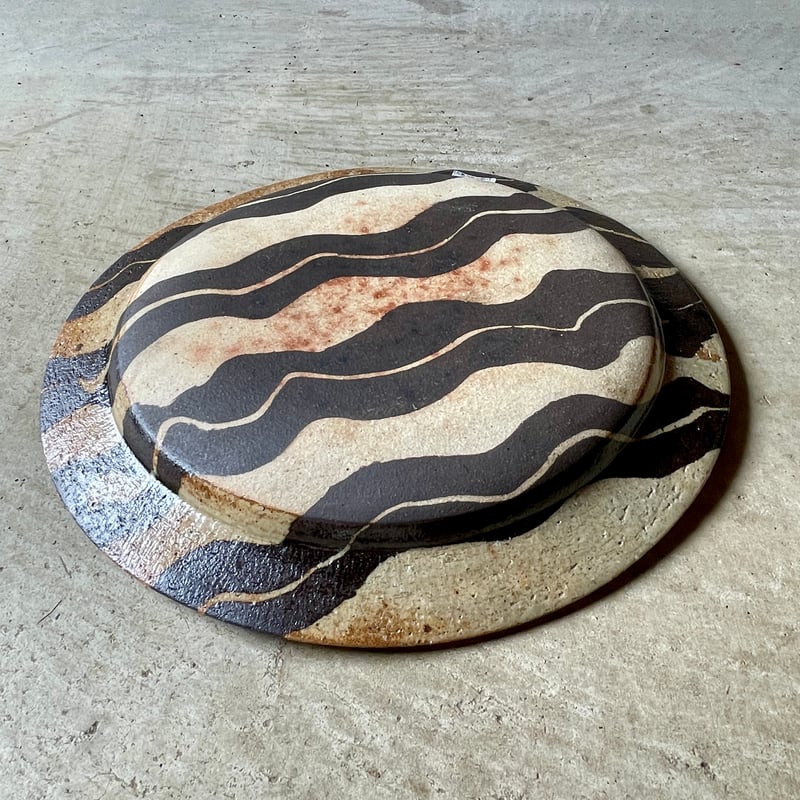 掛谷康樹 練上手 9寸盛皿 | Linné