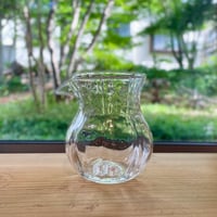 安土草多　ガラス　丸酒器大