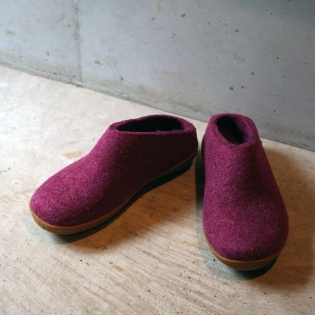glerups    Slip-on クランベリー（ラバーソール）