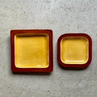 掛谷康樹 練上手長角皿 | Linné