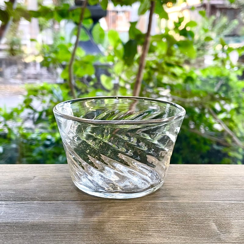 倉敷ガラス 小谷眞三 鶴首丸 泡ガラス 小谷ブルー 【公式通販】