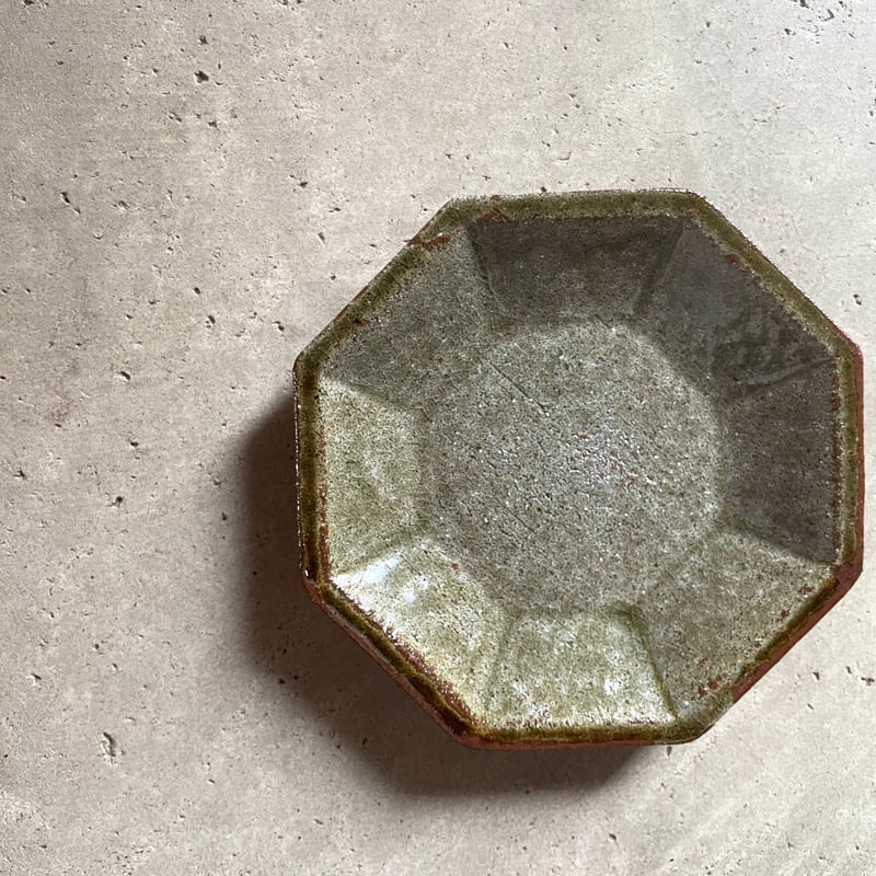 平山元康 灰釉八角皿（小） | Linné