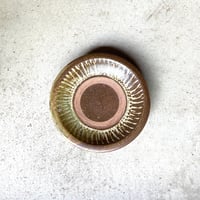 穂生窯　５寸皿 象嵌