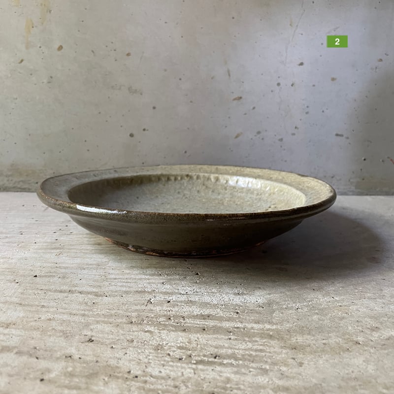 倉敷青木窯 三宅康太 8寸リム付き皿（1・2） | Linné