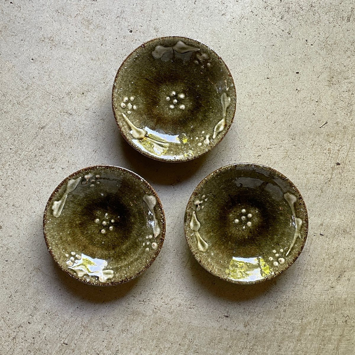 倉敷青木窯 三宅康太 4寸皿（A・B・C） | Linné