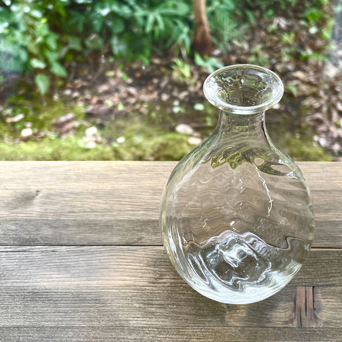 倉敷ガラス 小谷栄次 徳利（クリア／泡） | Linné