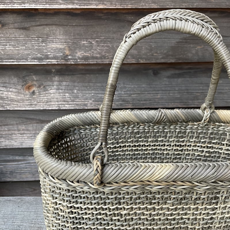 野沢温泉 あけびバッグ（製白蔓）大 | Linné