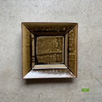 平山元康　飴釉角皿（１ / ２ / ３）