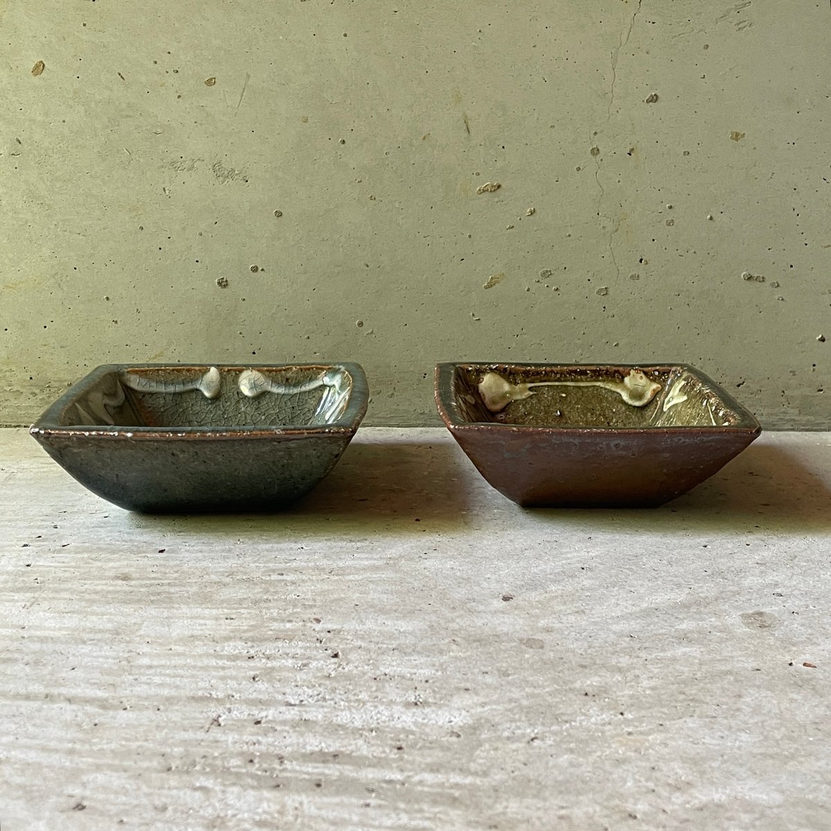 倉敷青木窯 三宅康太 角鉢小（A・B） | Linné