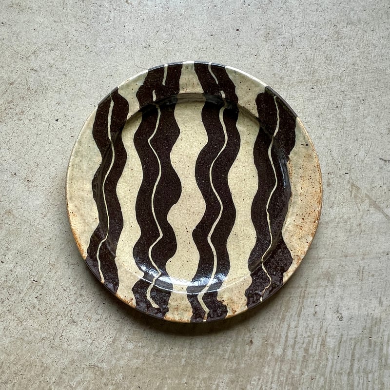 掛谷康樹　9寸皿 掛谷康樹 練上手 9寸盛皿 | Linné