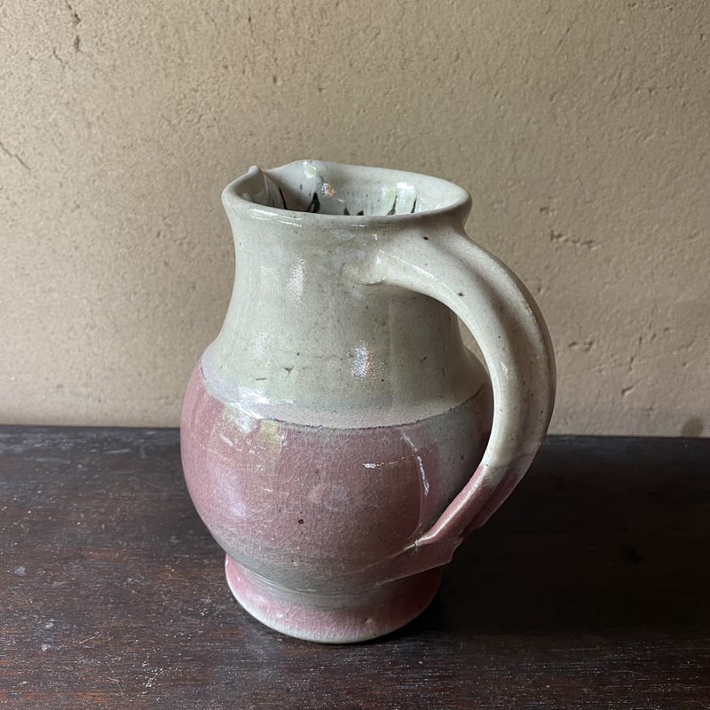 武内真木　倉敷堤窯　皿　プレート　25cm 倉敷堤窯 武内真木 ピッチャー（呉須釉） | Linné