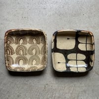 掛谷康樹　練上手角鉢（A・B）