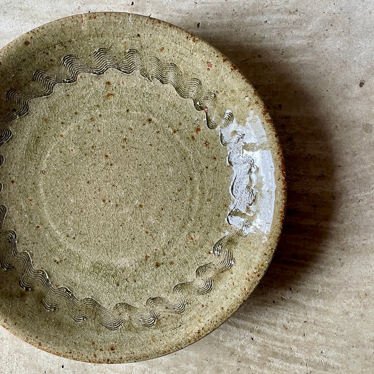 西持田窯 津田堅司 7寸皿(A) | Linné