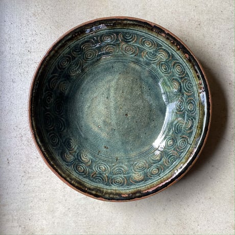 森山窯　七寸皿　7寸皿　押文　押紋　深皿 fit=scale-down,w=1200