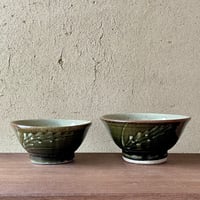倉敷堤窯 武内真木 押紋角鉢（呉須） | Linné