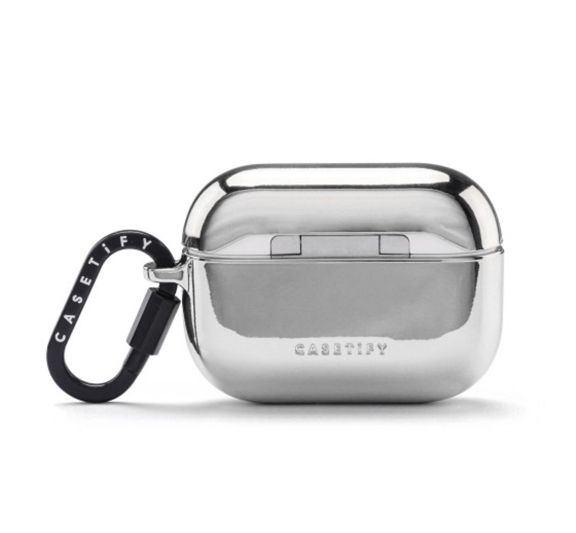 Airpods Pro Case SILVER with CASETiFY | 𝐂𝐑𝐈𝐒𝐏𝐑𝐜