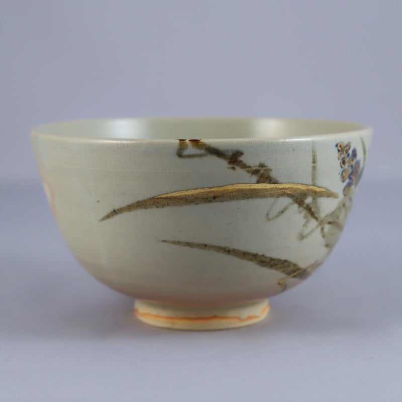 錆絵と草飯茶碗　　　10客　　新品未使用 美濃焼】正陶苑 呉須錆 飯碗 ＜青＞ Φ12.7cm | HESTA LIFE store