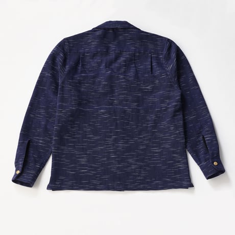 Thailand vintage fabric open collar long sleeve shirts