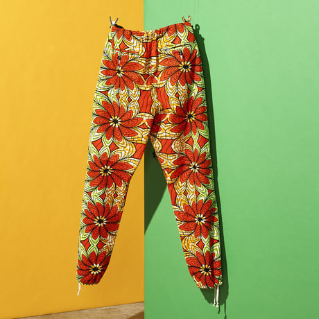 African print relax pants 4