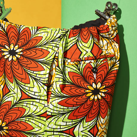 African print relax pants 4