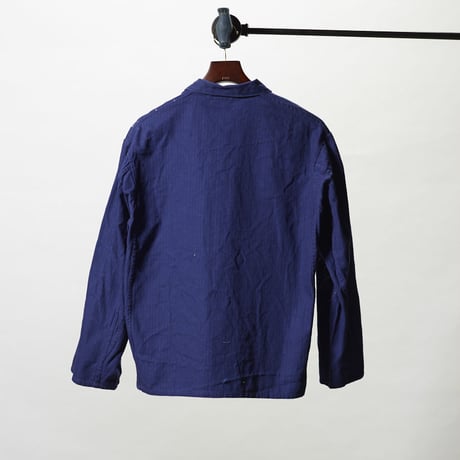 ANS-UP 04 Herringbone Germany Blue Work Jacket