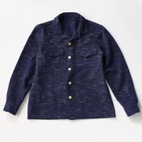 Thailand vintage fabric open collar long sleeve shirts