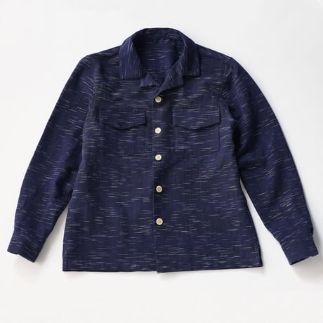Thailand vintage fabric open collar long sleeve shirts