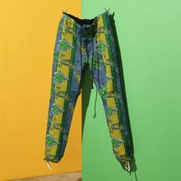 African print relax pants 2