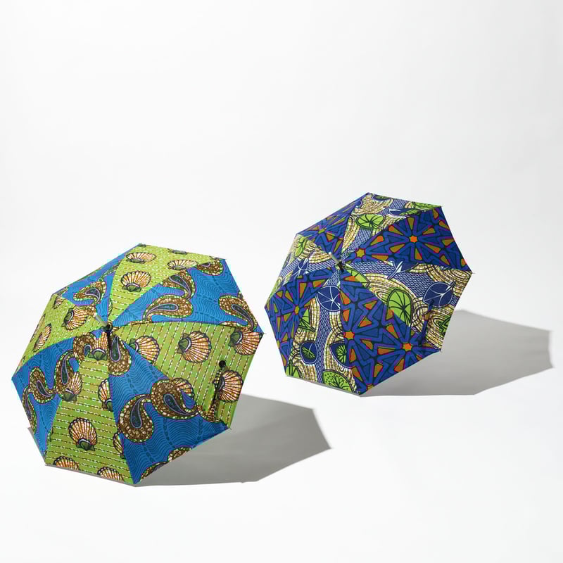 African batik Umbrella ツートン1 | Alchemy & Natura