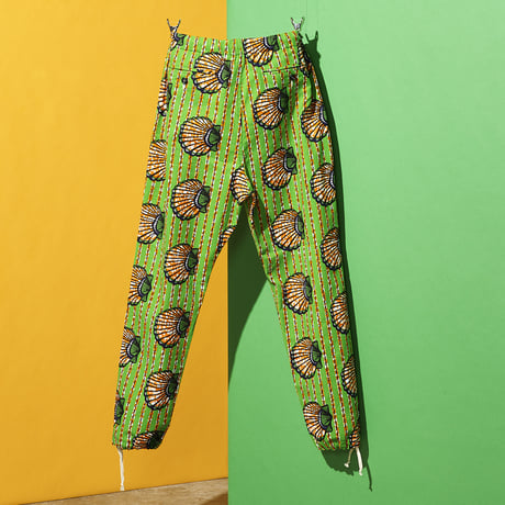 African print relax pants 3