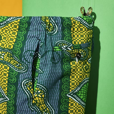 African print relax pants 2
