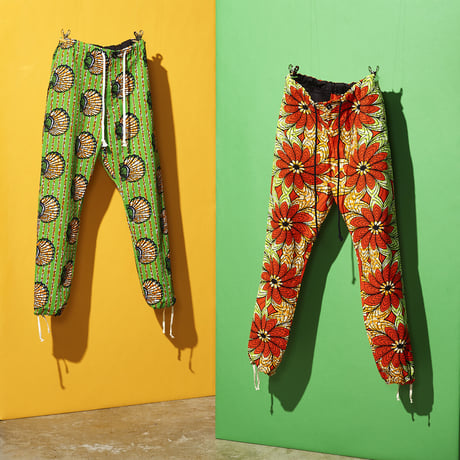 African print relax pants 3