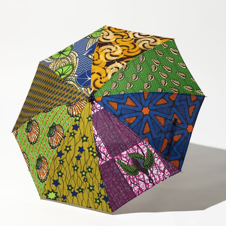 African batik Umbrella mix fabric