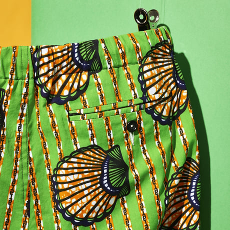 African print relax pants 3