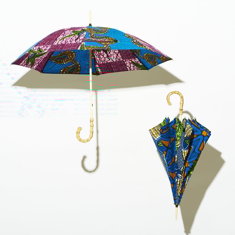 African batik Umbrella ツートン1 | Alchemy & Natura