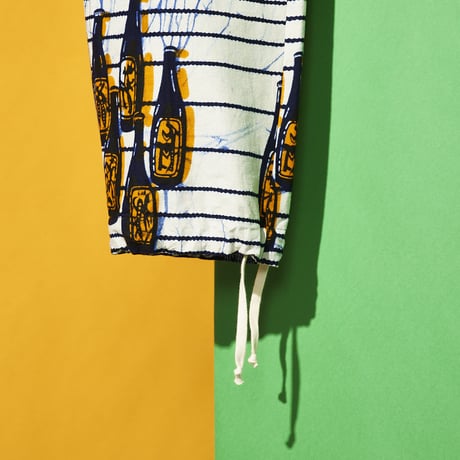 African print relax pants 1