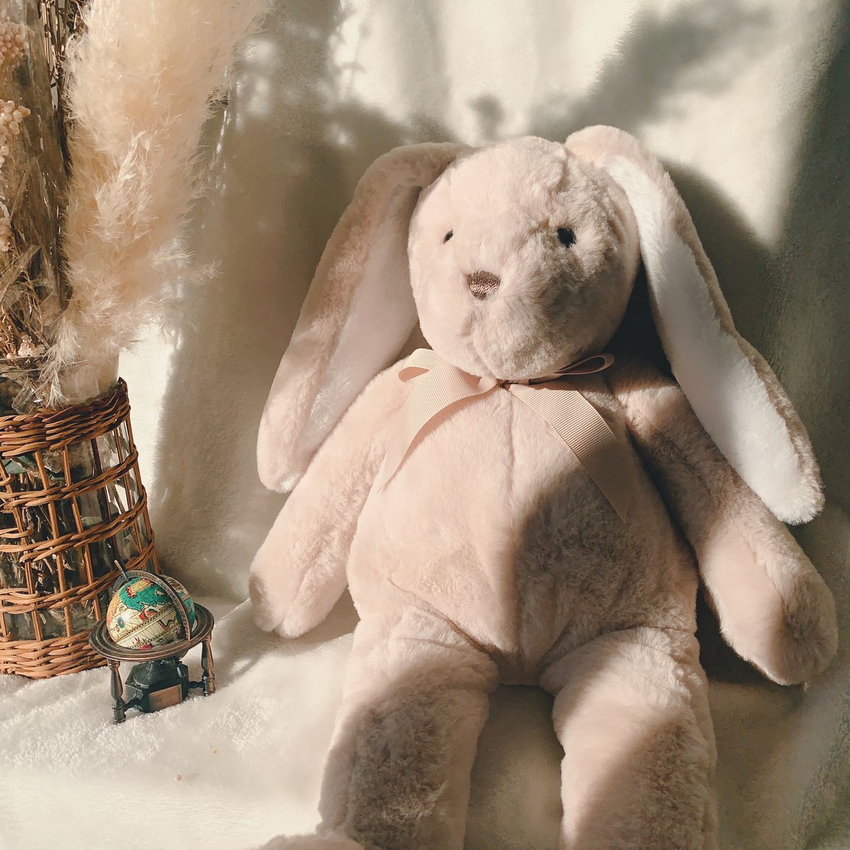 ヴィンテージ♡特大サイズ　うさぎ　ぬいぐるみ クラシックなうさぎのぬいぐるみ 大サイズ | moka.