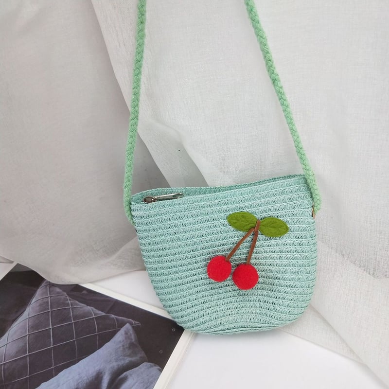 断捨離中】希少 Bonpoint ボンポワン ショルダーバック さくらんぼ