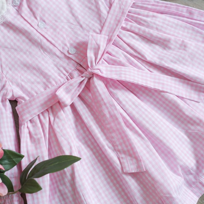 新品未使用familiarギンガムチェック刺繍ワンピース（長袖） 新品未使用familiarギンガムチェック刺繍ワンピース（長袖） 楽天市場