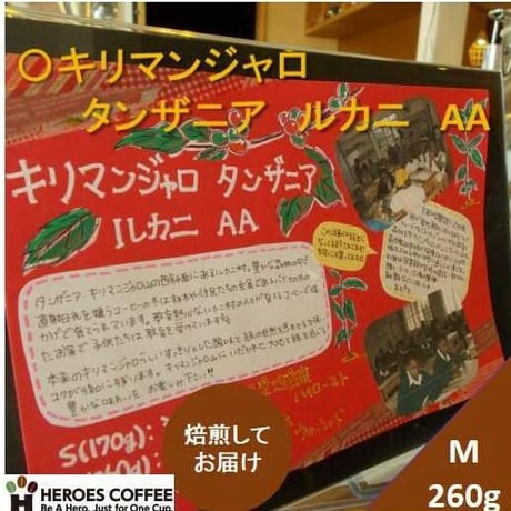 タンザニア　キリマンジャロ　ルカニ　　M（260g）