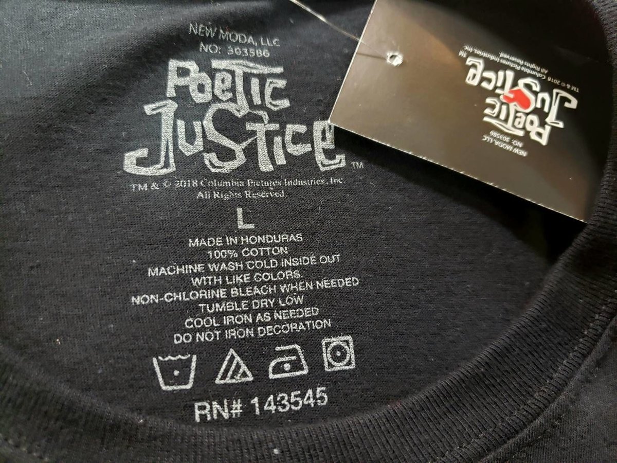 2pac Poetic justiceオフィシャルT-シャツ L | LIMITED