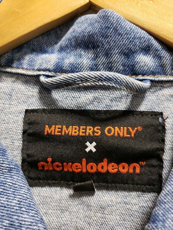 メンバーズオンリー 　ニコロデオン  Gジャン Members Only Nickelodeon Graphic Denim Jacket | eBay
