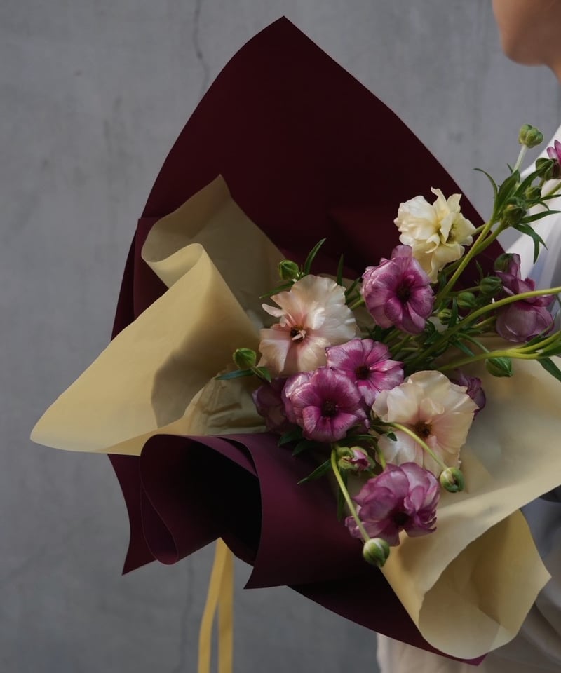 3月ラナンキュラスラックスMIXブーケ】（お届け日：3月1日～31日