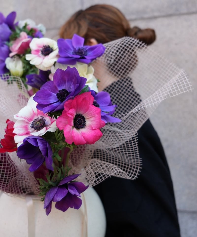 1月アネモネMIXブーケ】（お届け日：1月12日～31日） | PLANAGE FLOWER