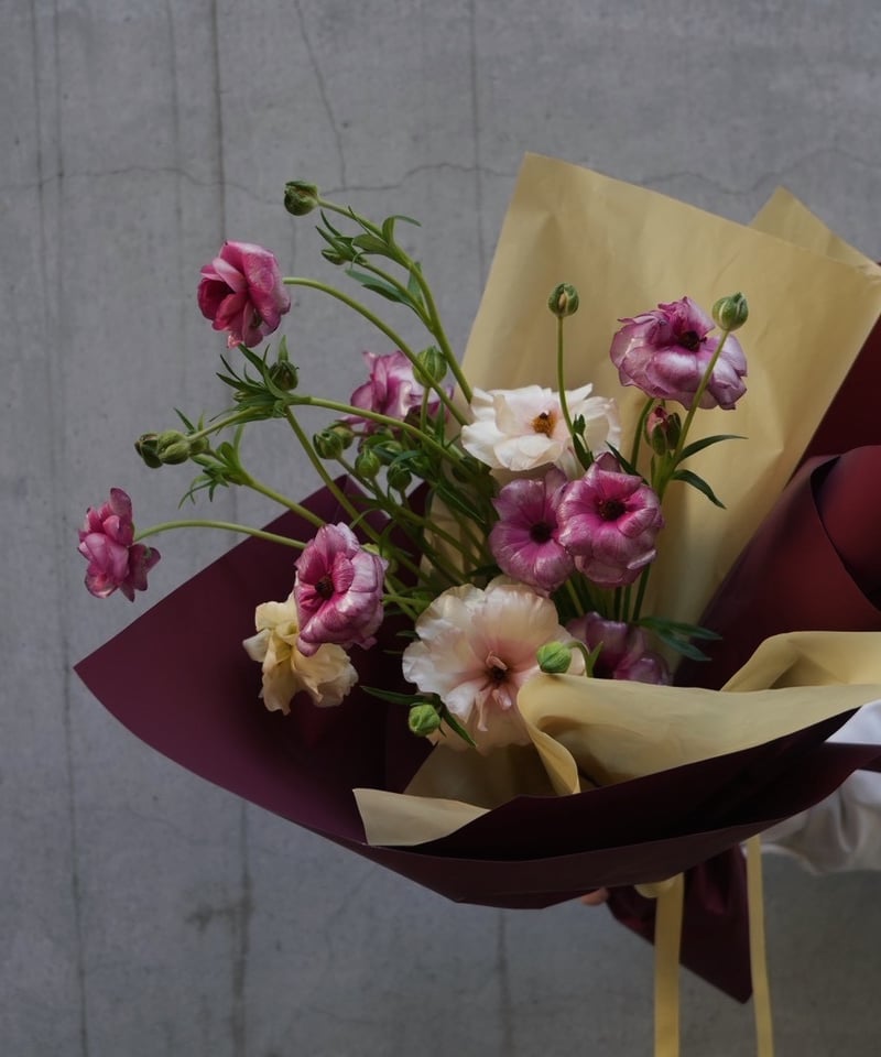 3月ラナンキュラスラックスMIXブーケ】（お届け日：3月1日～31日