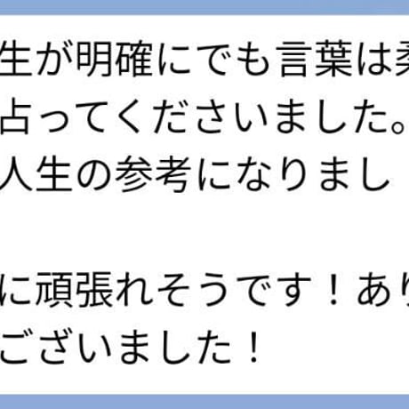 60分電話鑑定