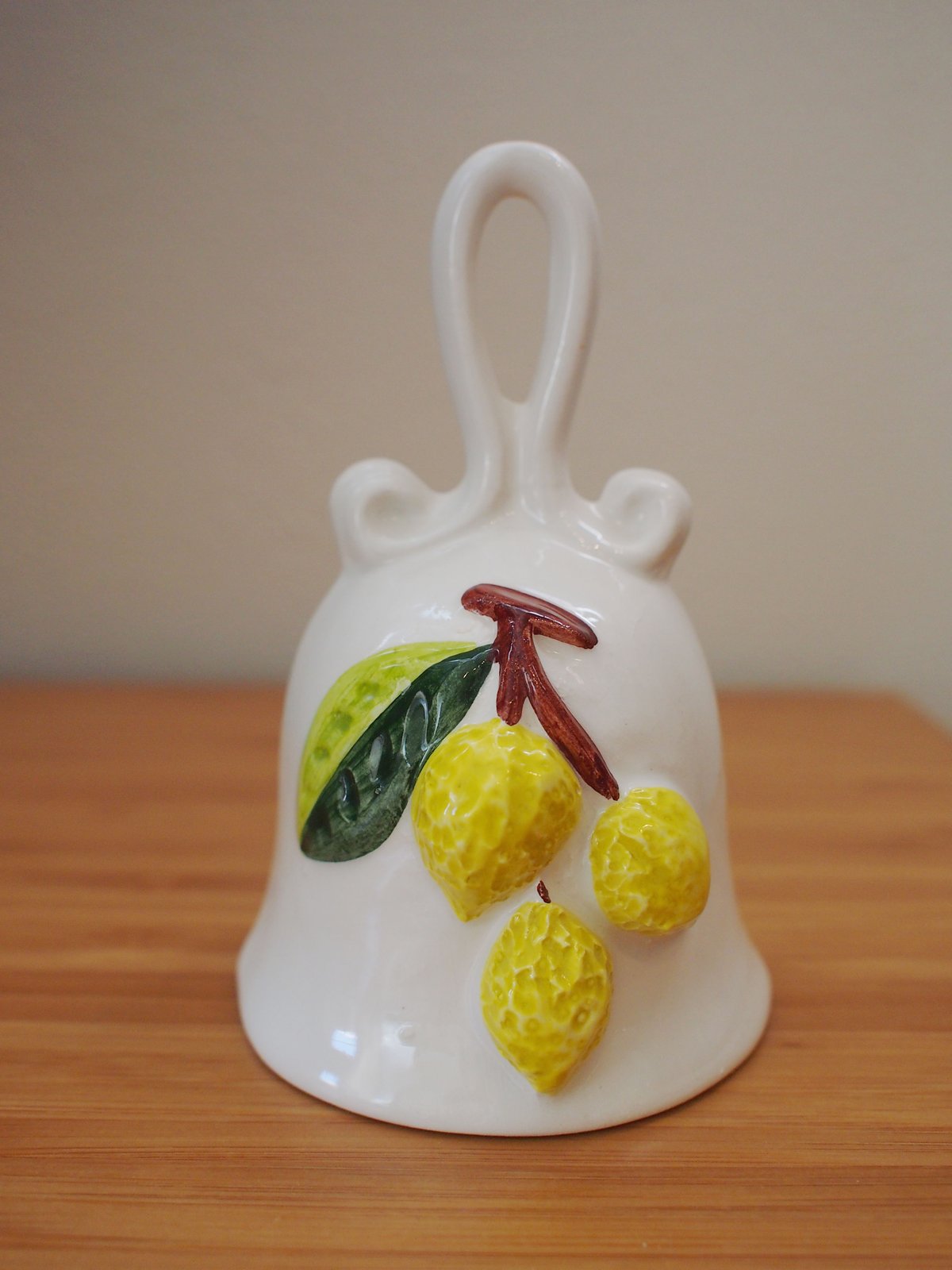 シチリア島の陶器のレモンモチーフのベル | Bella Vita